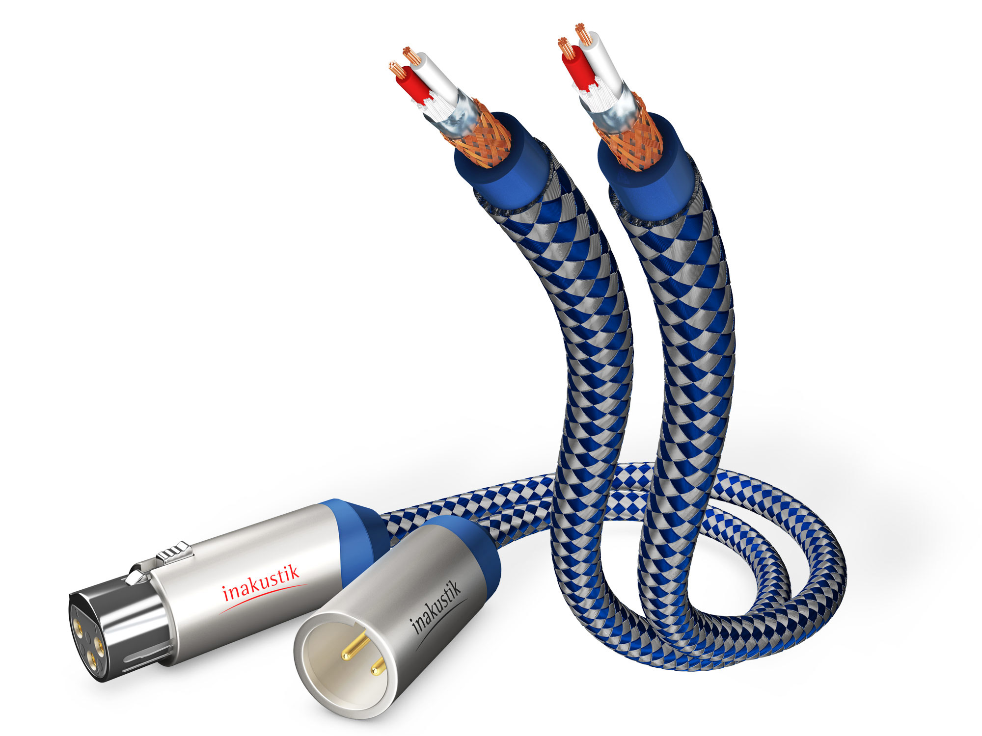 inakustik XLR-Kabel Stereo Audio (L+R) Premium 3.0m
