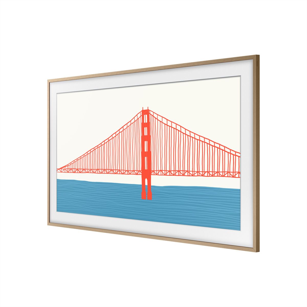 Samsung Frame Wechselrahmen 5.0 / 6.0 / 6.1 43" Teak